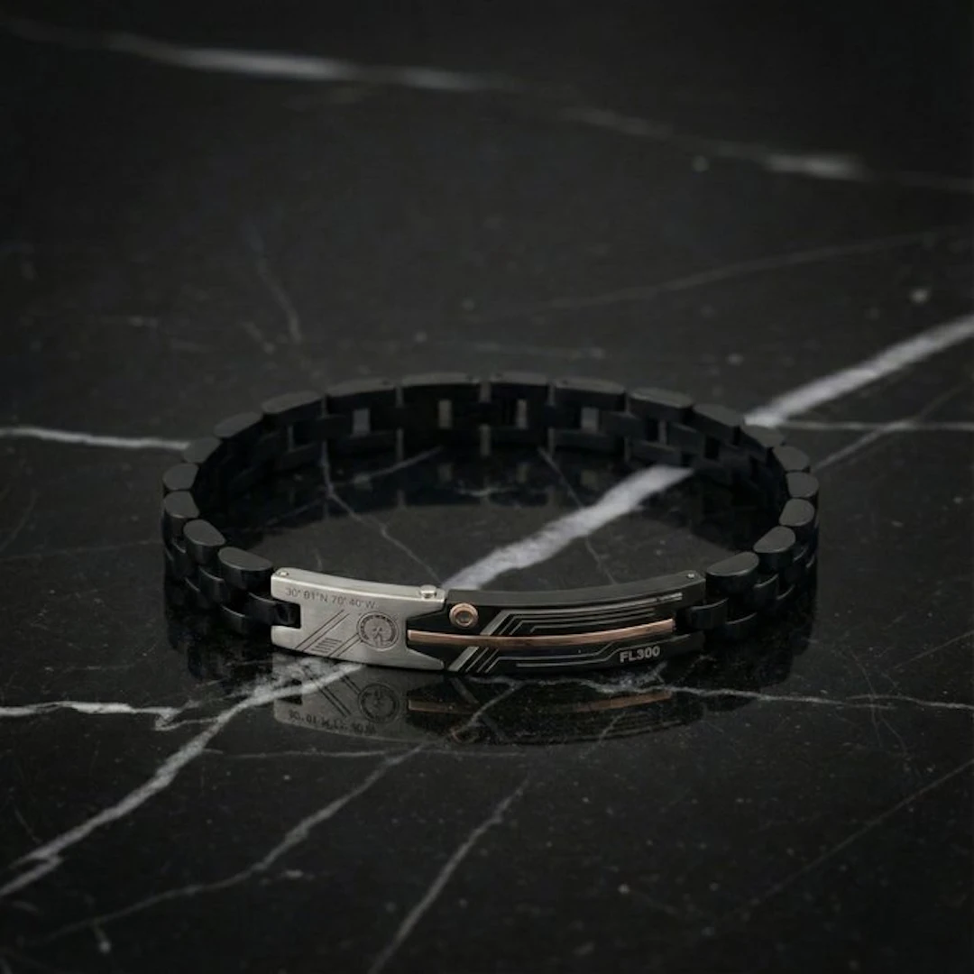 18 kt. - Base bracelet in surgical steel, Rose gold - Bracelet - Made in Italy