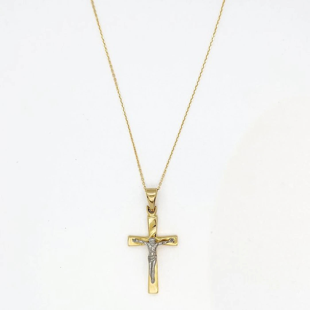 Necklace with pendant - 18 kt. Yellow gold
