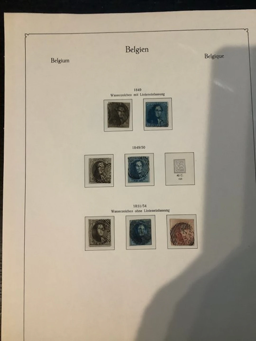 Belgium 1849/1905 - Almost complete collection between numbers 1 and 80.