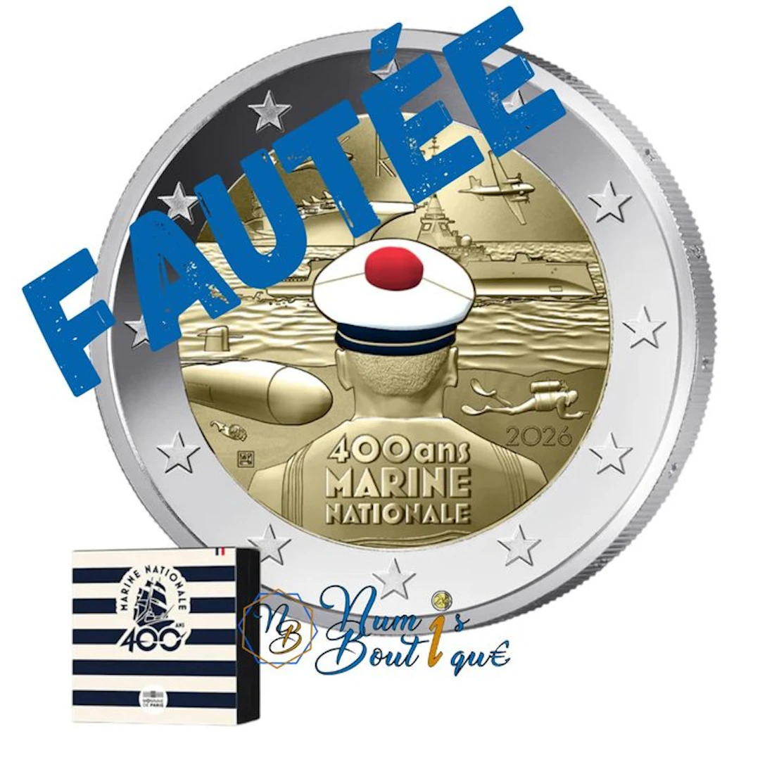 France. 2 Euro 2026 "Marine Nationale" Proof (No reserve price)