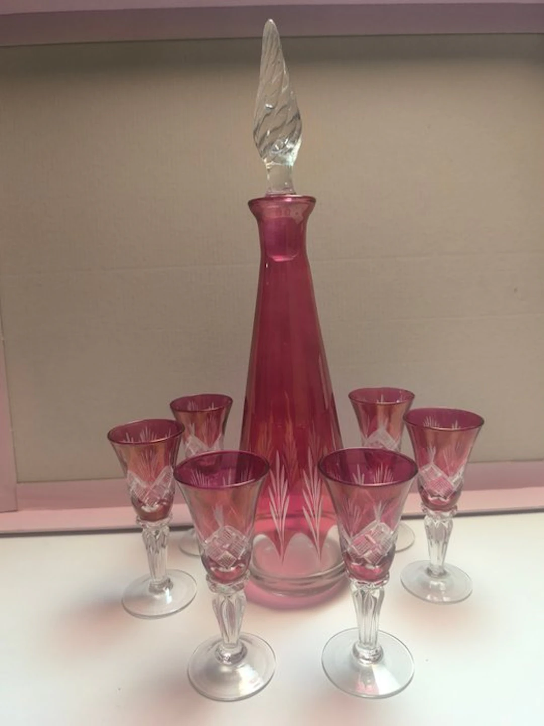 Giorgi - Liquor set (8) - Crystal