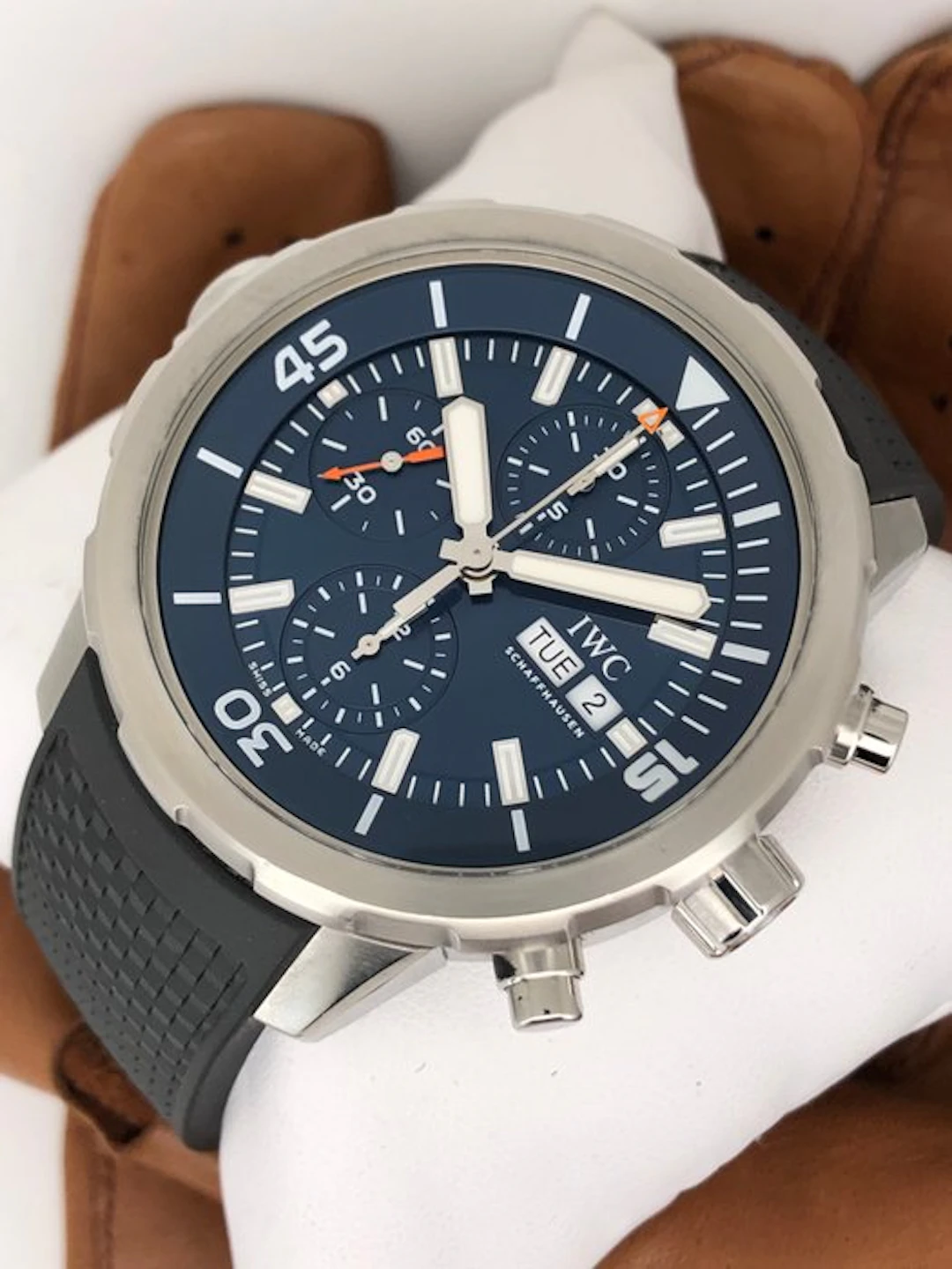 IWC - Aquatimer Chronograph Cousteau - IW376805 - Men - 2010-2020
