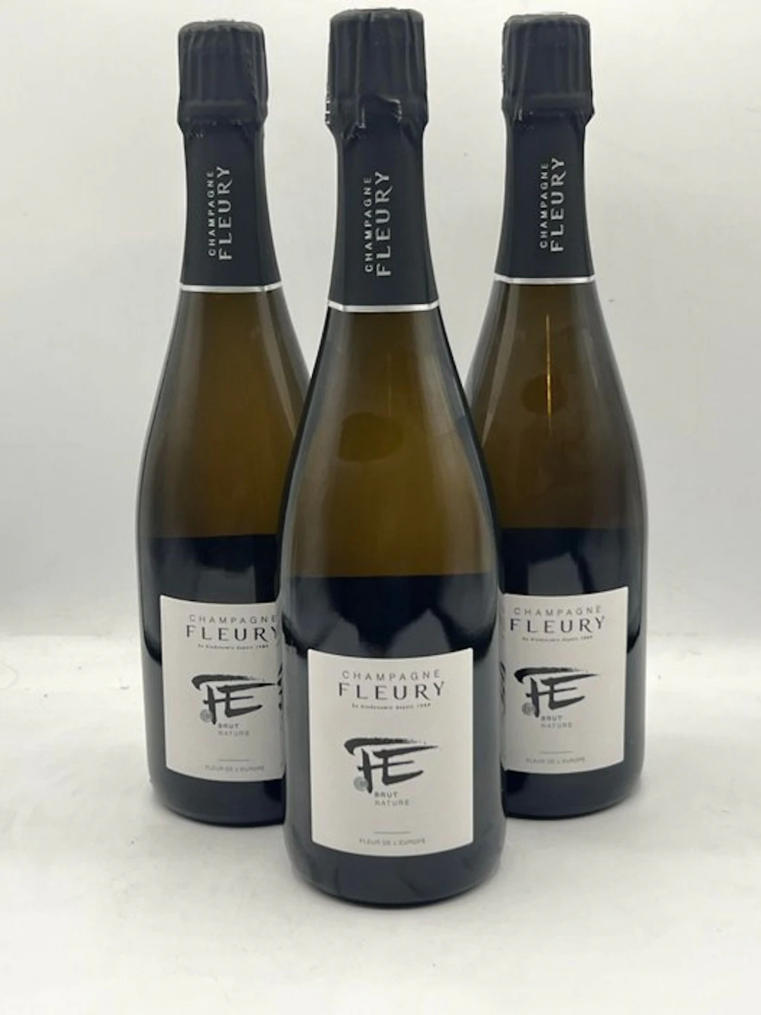 Fleury, Fleur de l'Europe - Champagne Brut Nature - 3 Bottles (0.75L)