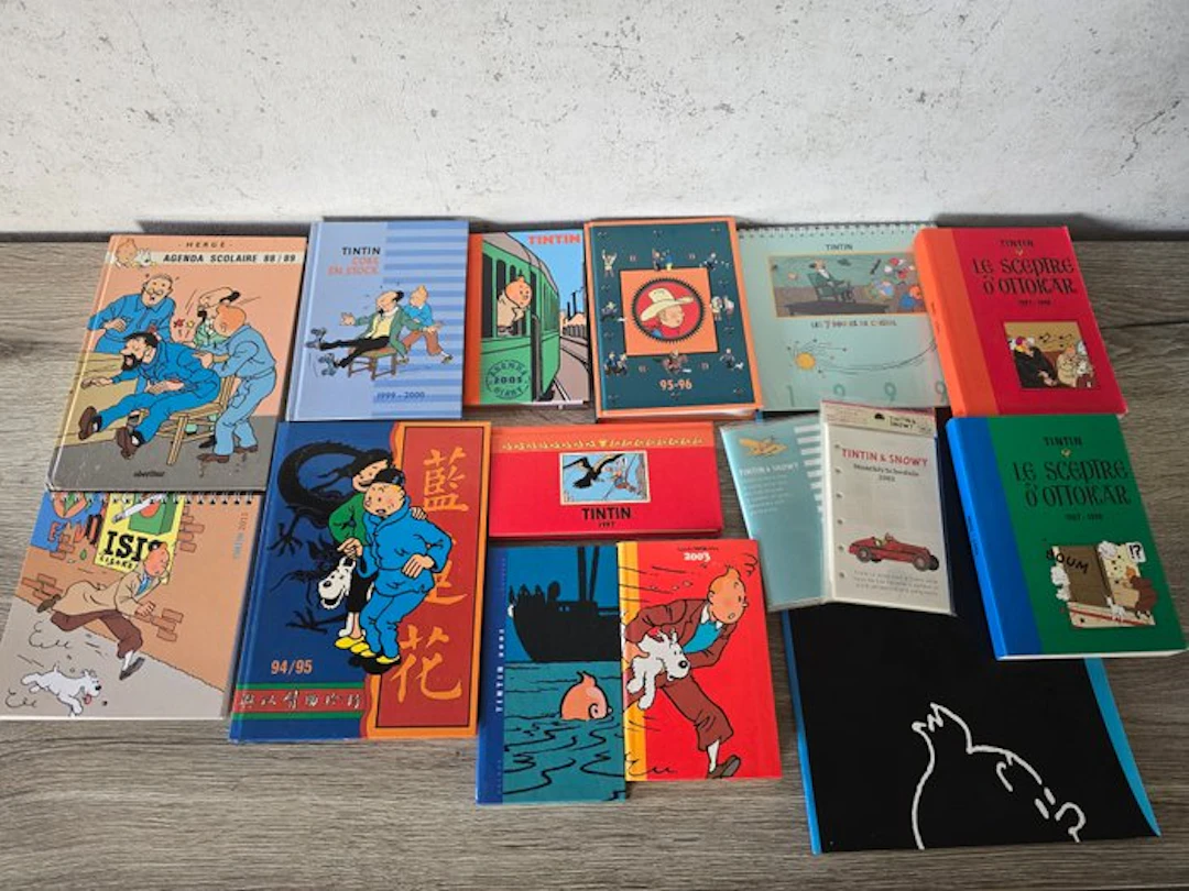 Tintin, Kuifje Series of 15 calendars