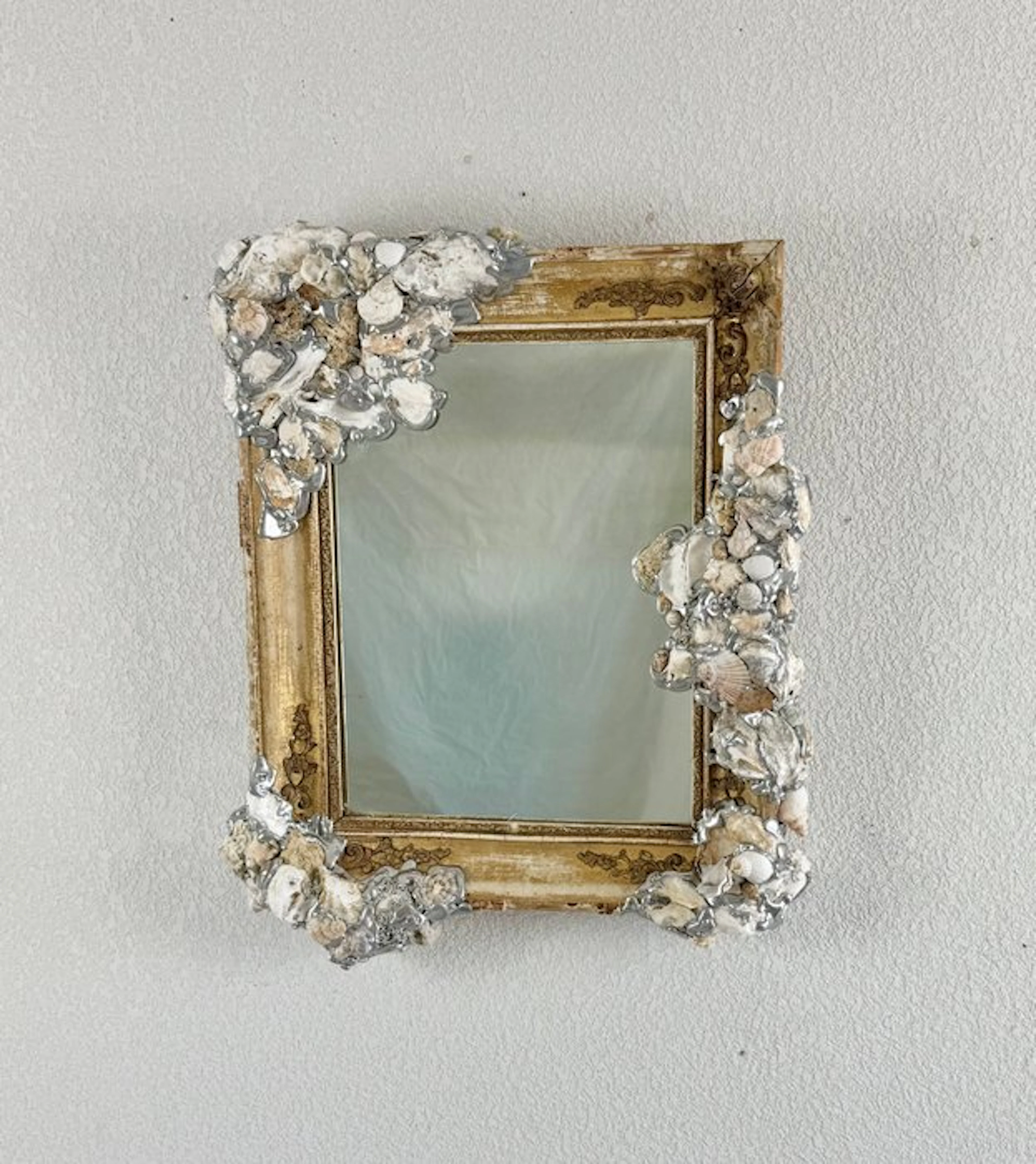 Bressolles Louis - Bressolles Louis - Wall mirror - Wood, Glass, Shell, Plastic