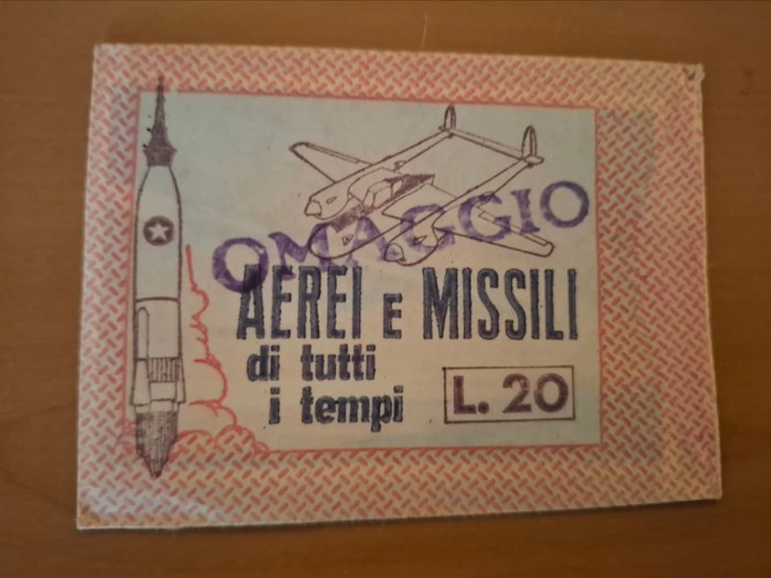 1965 Panini Aerei e missili di tutti i tempi Diego Maradona