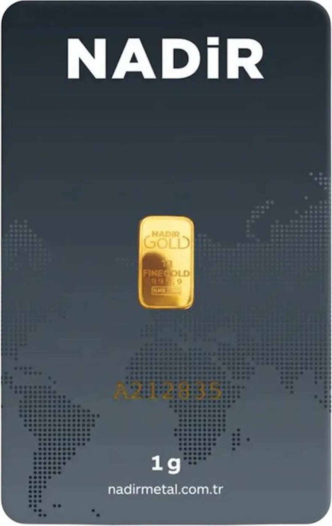 1 gram - Gold .999 - Nadir Metal Rafineri