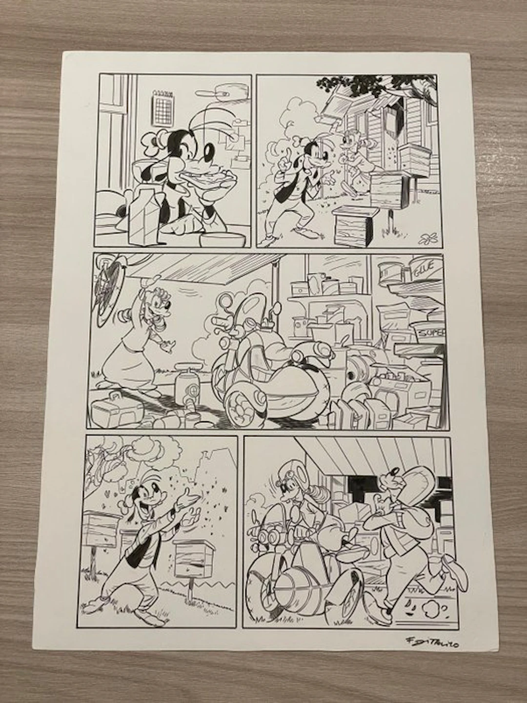 Francesco D'Ippolito - 1 Original page - Topolino