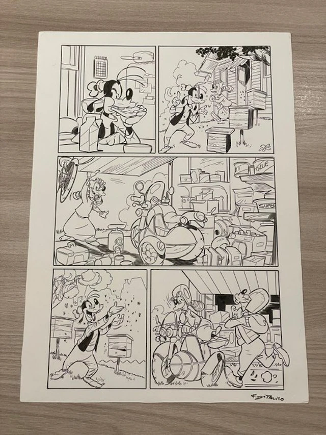 Francesco D'Ippolito - 1 Original page - Topolino