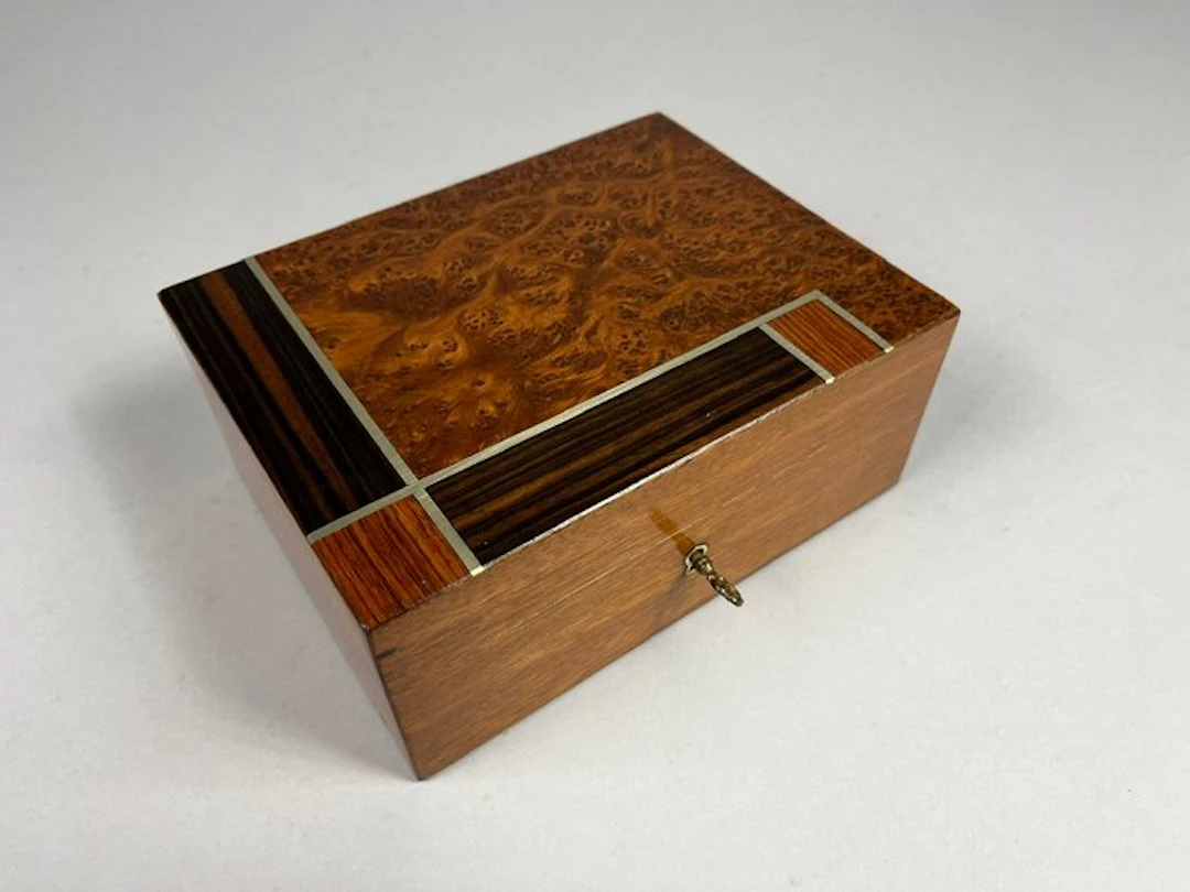 Jewellery box - Mahogany, Thuya, Coromandel