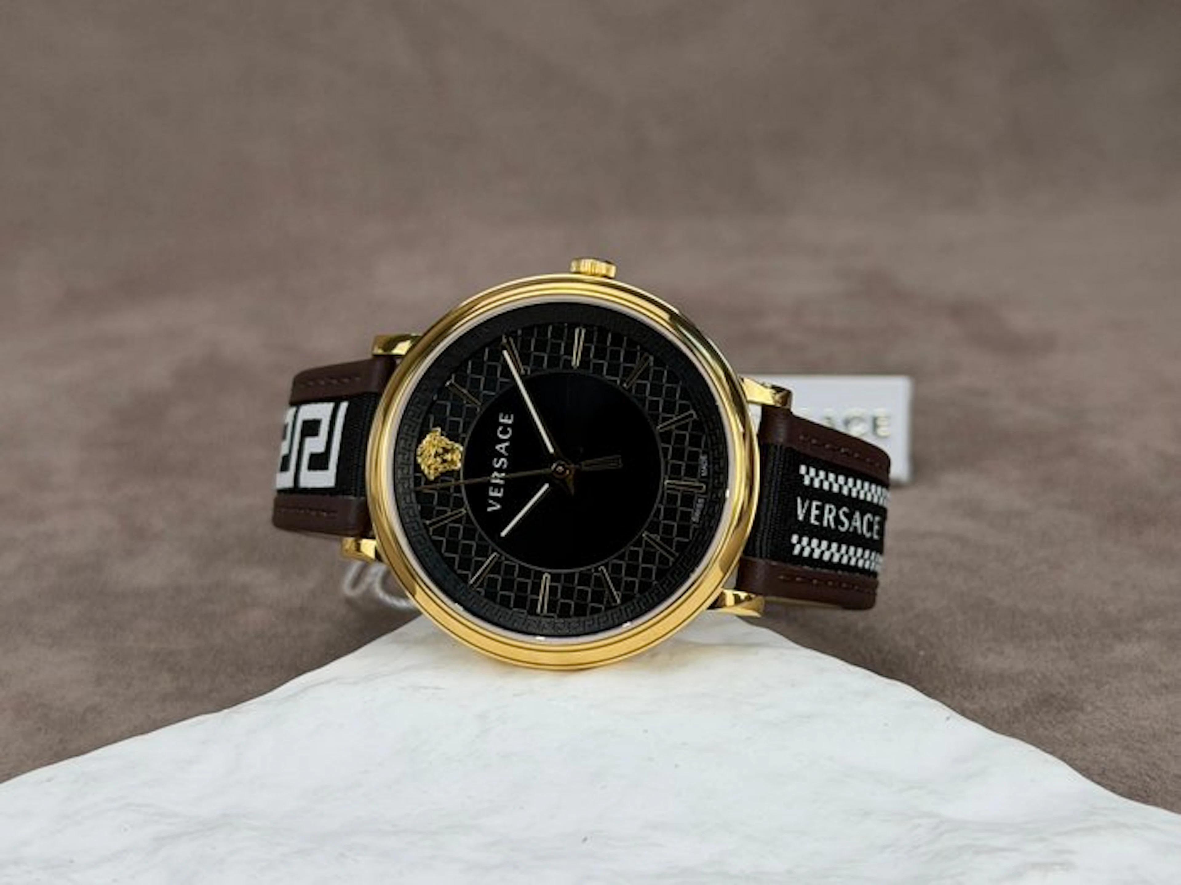 Versace - V-Circle Brown/Gold - VE5A017 21 - Men - 2020-2025