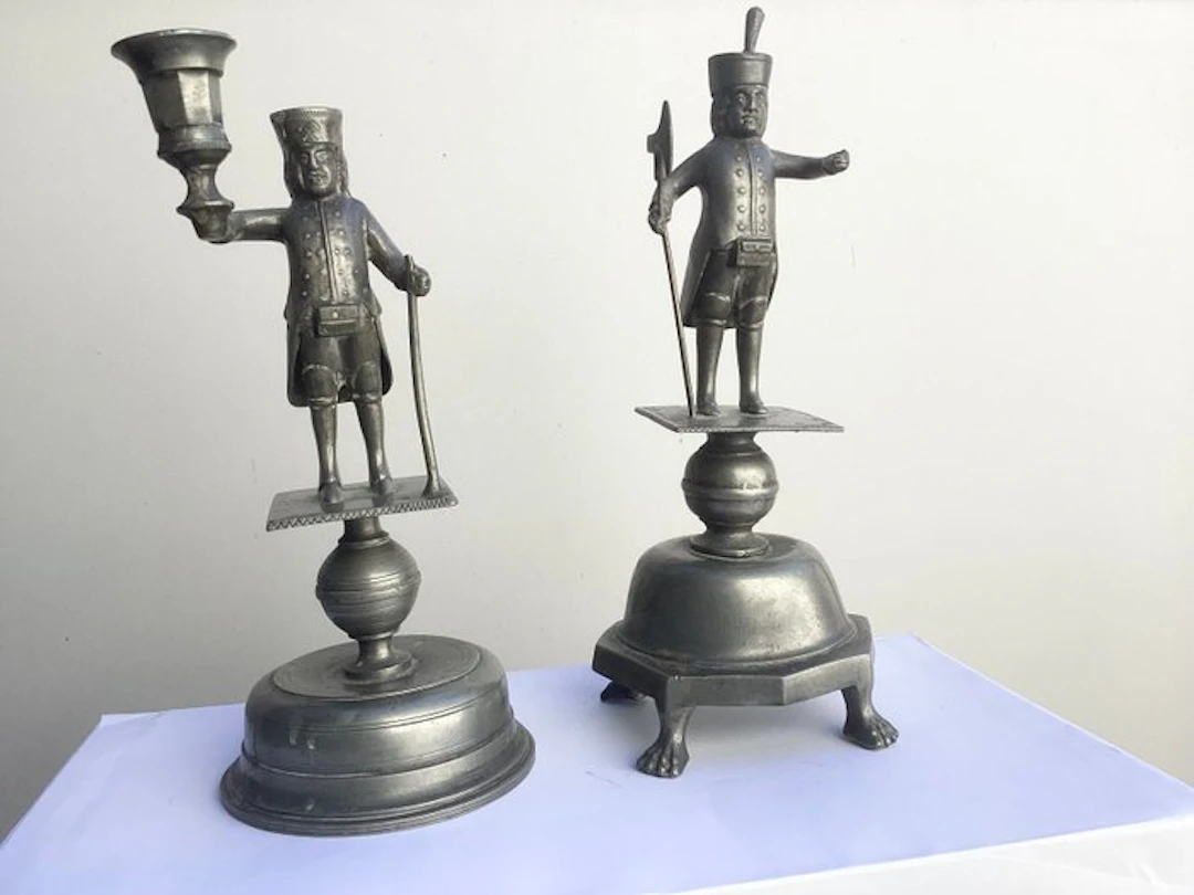 Historicism Pewter Pewter Miner - Pit Boss (Overseer) / Pewter - 21 cm - 21 cm