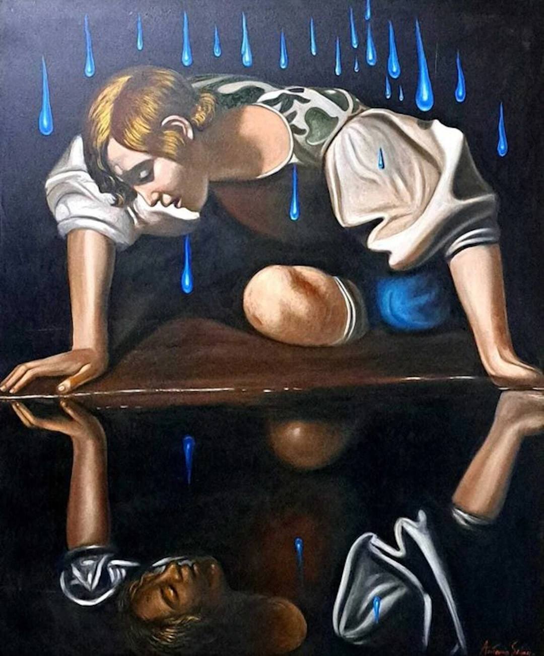 Antonio Sciacca (1957) - Narciso Contaminato - XL format