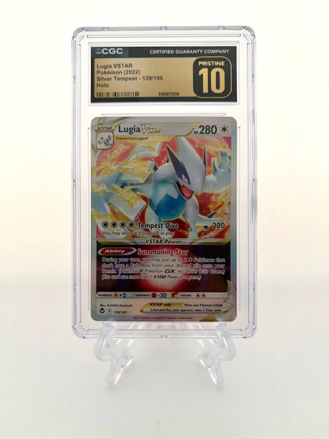 Pokémon - 1 Graded card - Lugia Vstar - Silver Tempest...