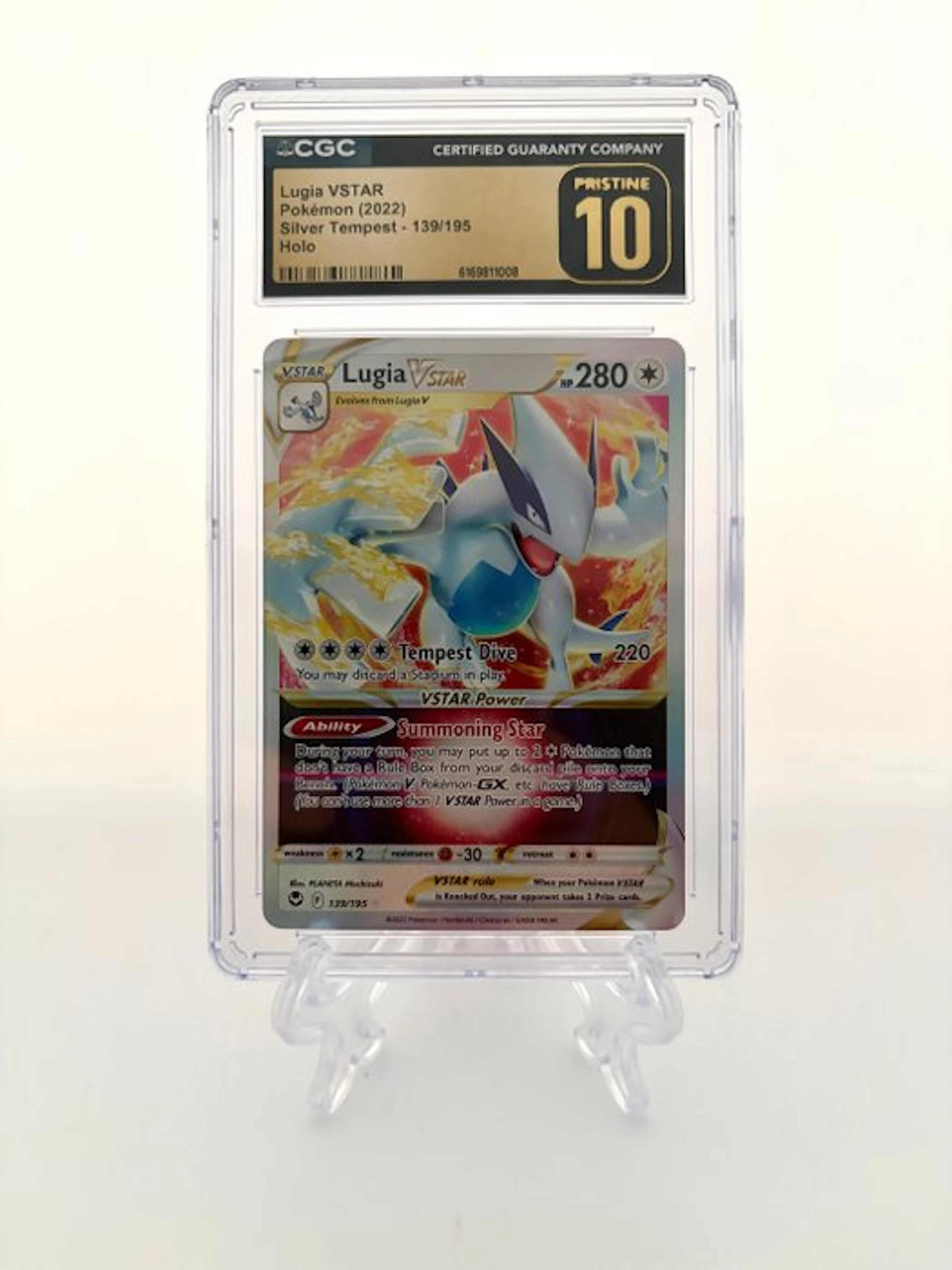 Pokémon - 1 Graded card - Lugia Vstar - Silver Tempest...