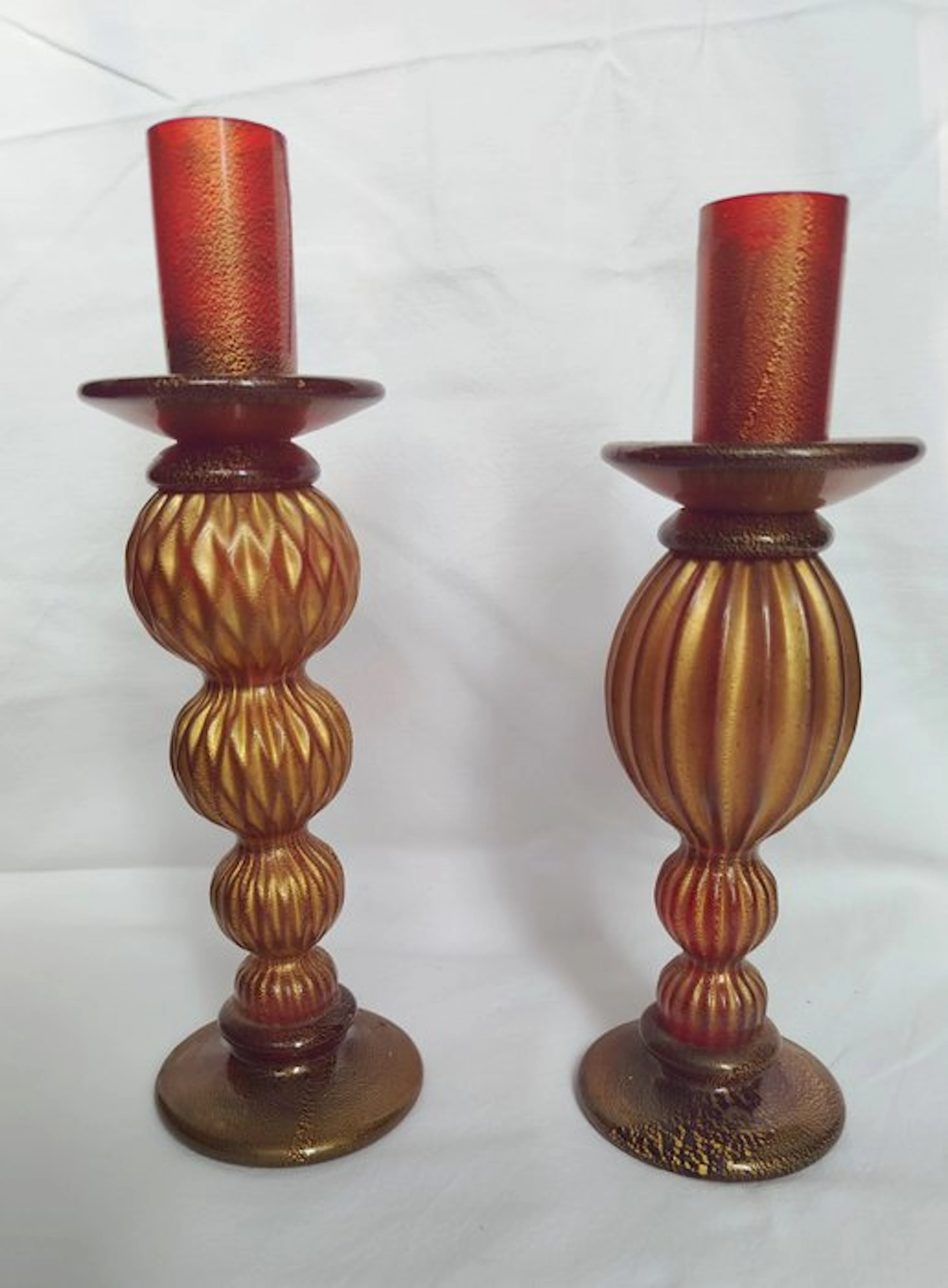Gambaro e Poggi - Candlestick (2) - Glass