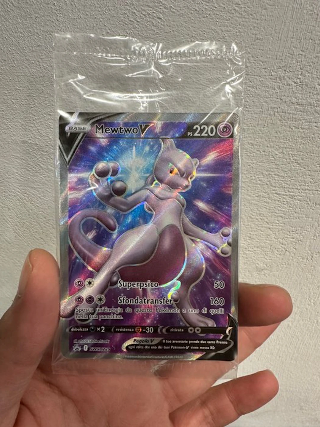 Pokémon - 1 Card - Mewtwo Foil, Full art, Promo card - Scarlet & Violet