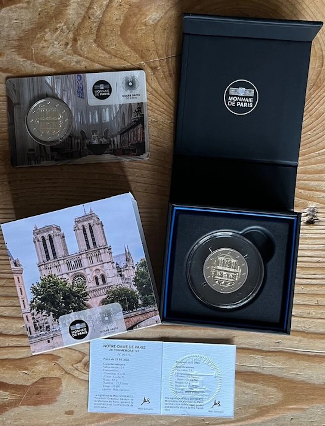 France. 2 Euro 2025 "Notre Dame de Paris" (2 stuks) Proof...