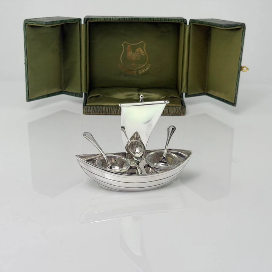 Orfèvrerie Gallia - Christofle - Salt and pepper...