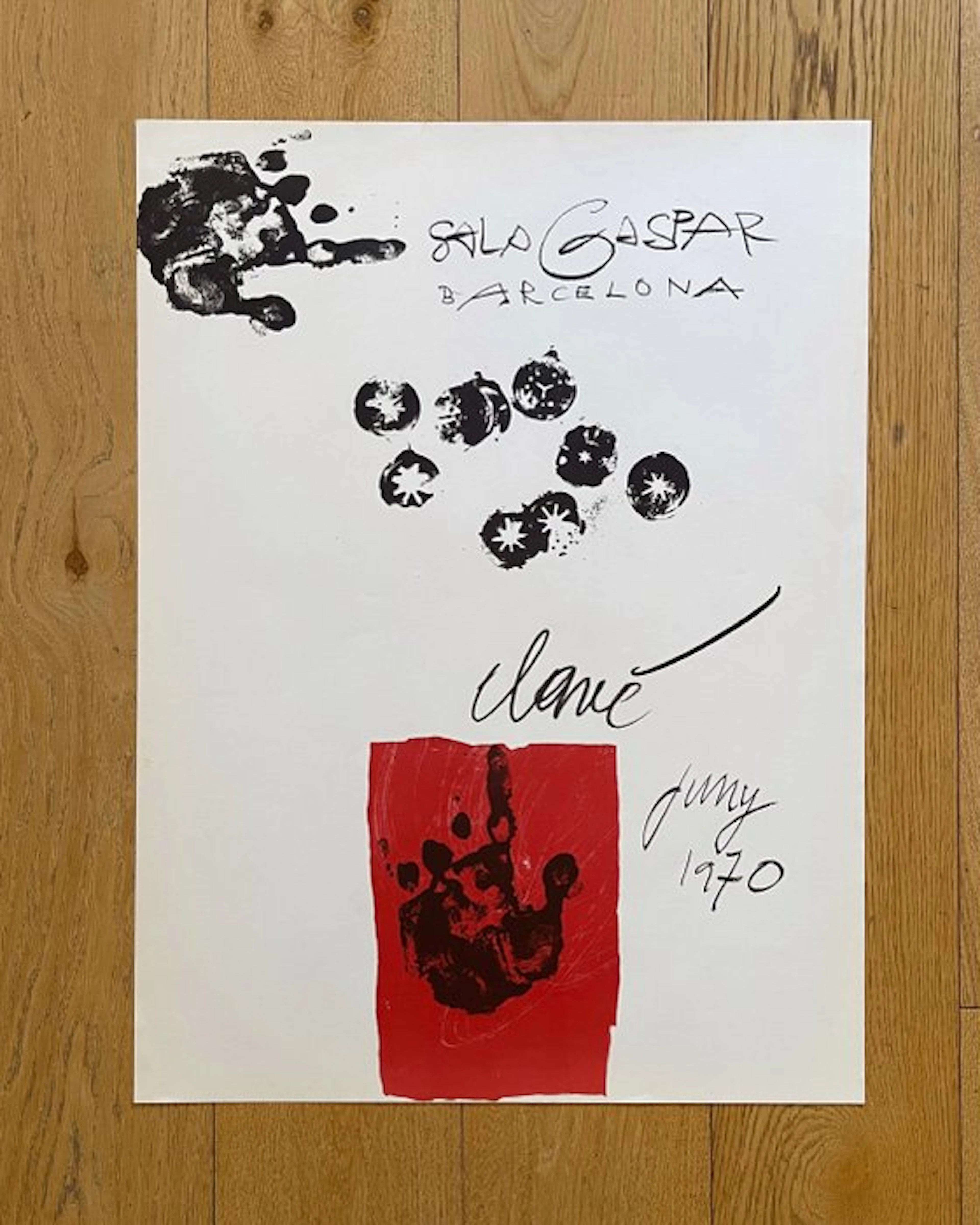 Clavé - Antoni Clavé – Sala Gaspar Barcelona – Juny 1970 - 1970s