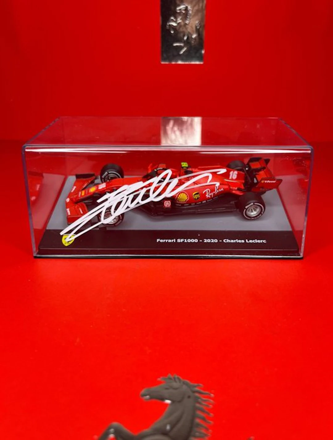 Ferrari - SF1000 - Charles Leclerc Autographed - 2020 - Scale 1:43 model car