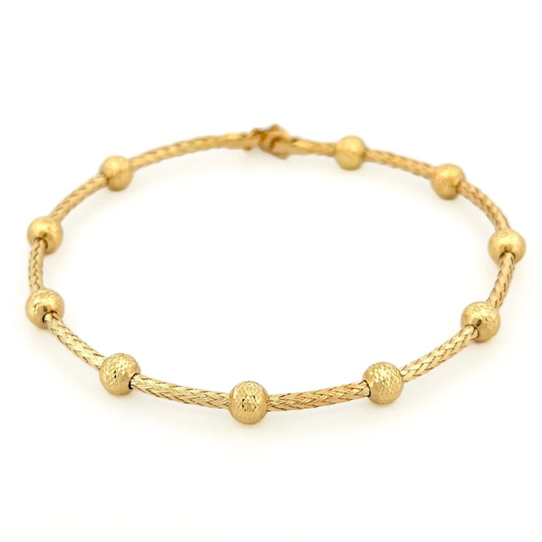 Bracelet - 18 kt. Yellow gold - Made in Italy