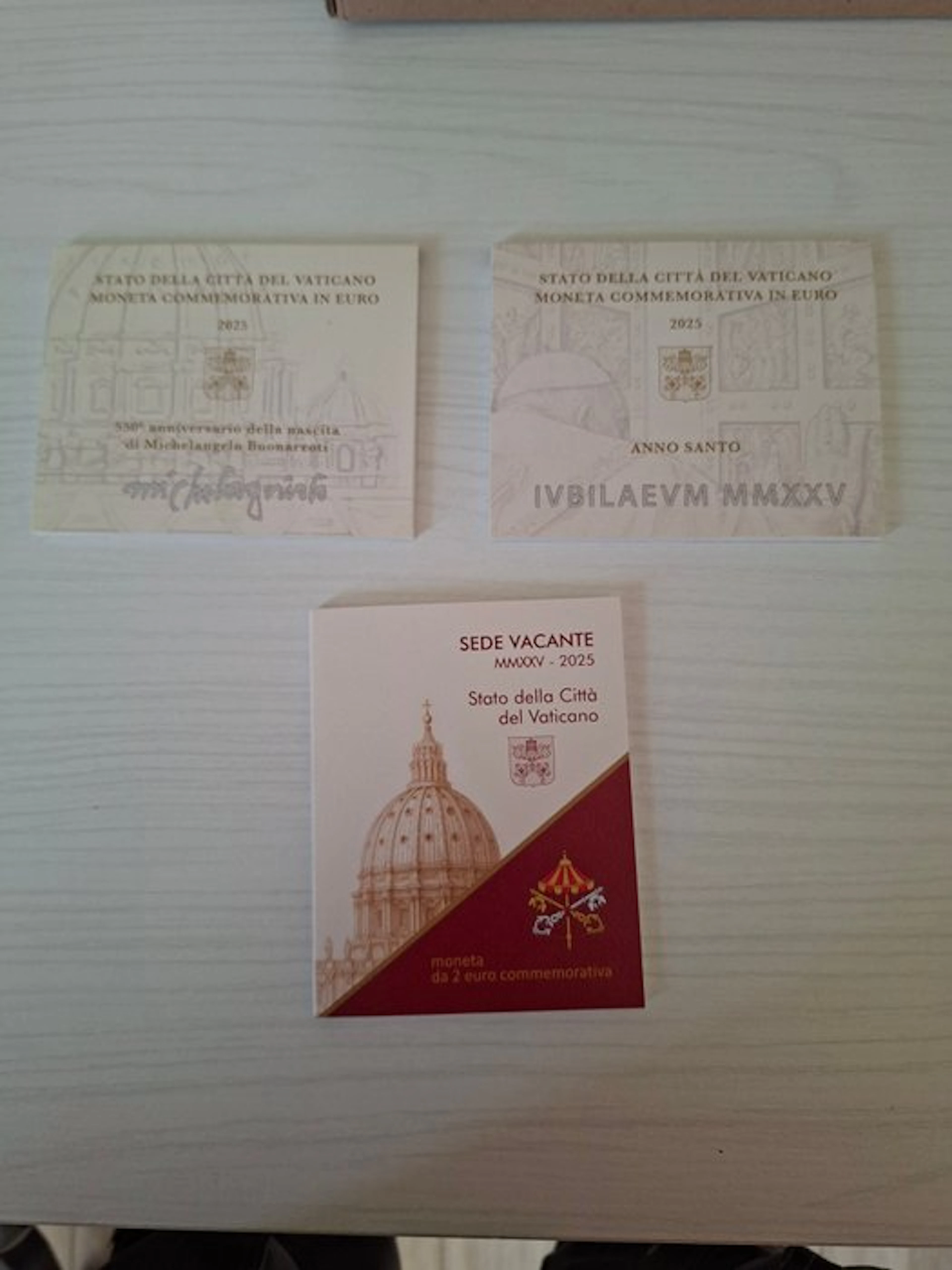 Vatican. 2 Euro 2025 (3 coins) (No reserve price)