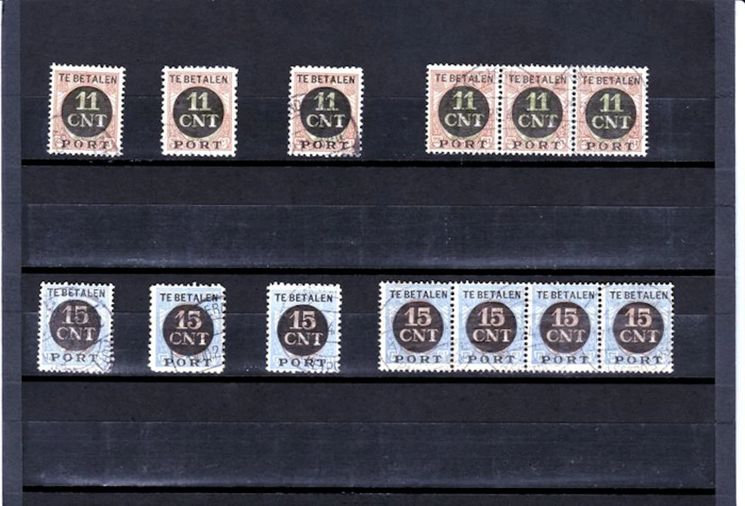 Netherlands 1924 - Parcel post settlement stamps. - Catalogus nummer Pv1 en Pv2