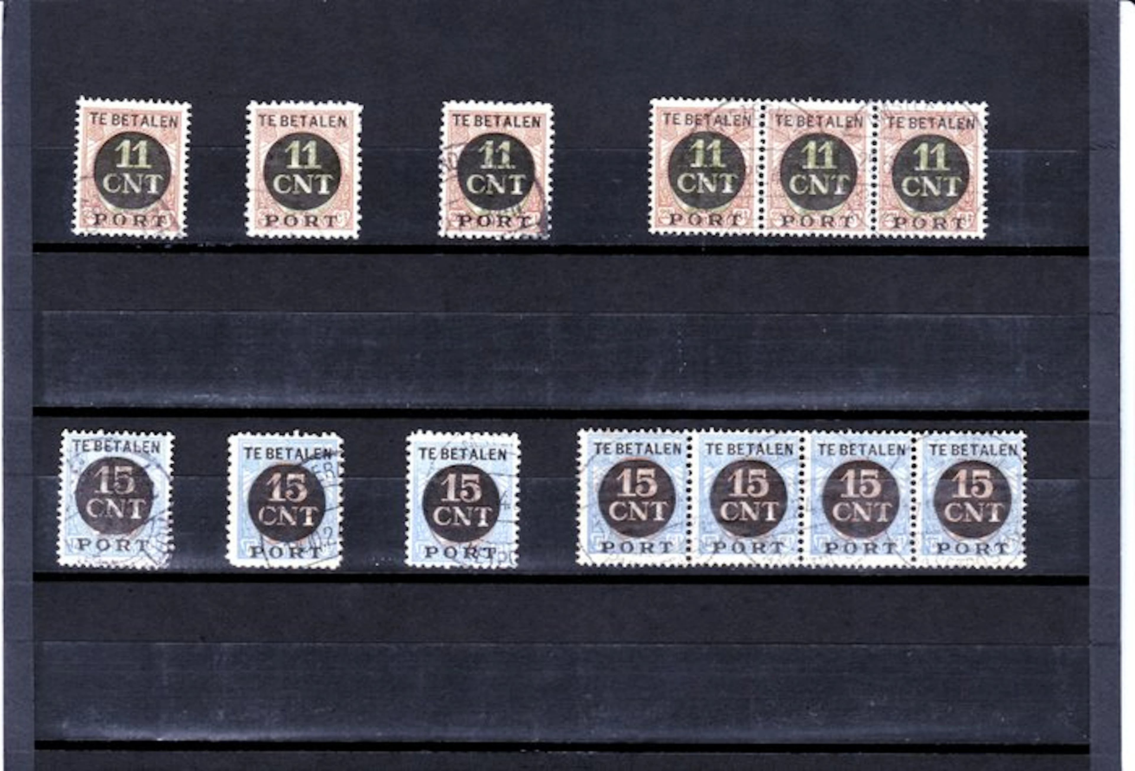 Netherlands 1924 - Parcel post settlement stamps. - Catalogus nummer Pv1 en Pv2