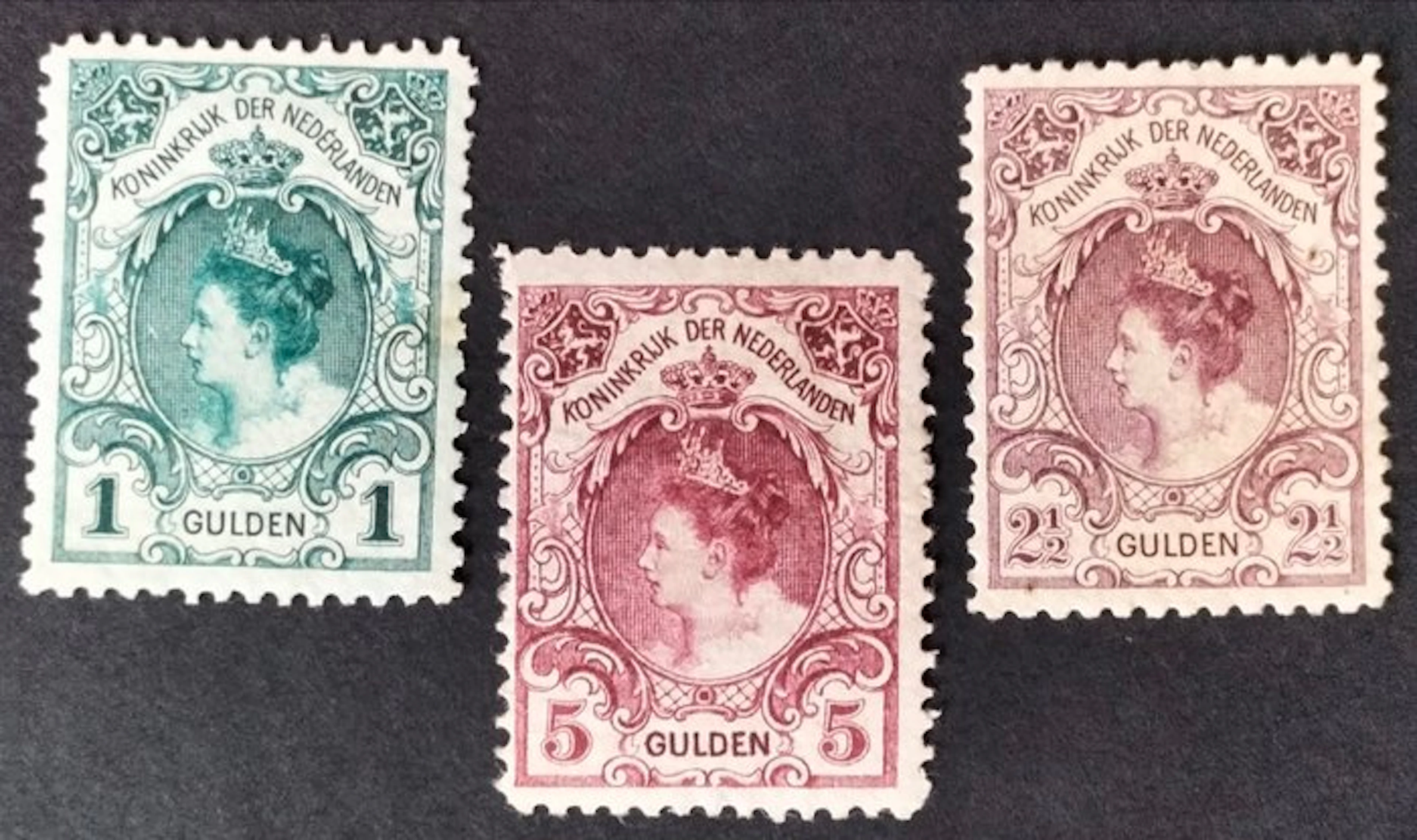 Netherlands 1899/1925 - Nvph 77/79 - Koningin Wilhelmina