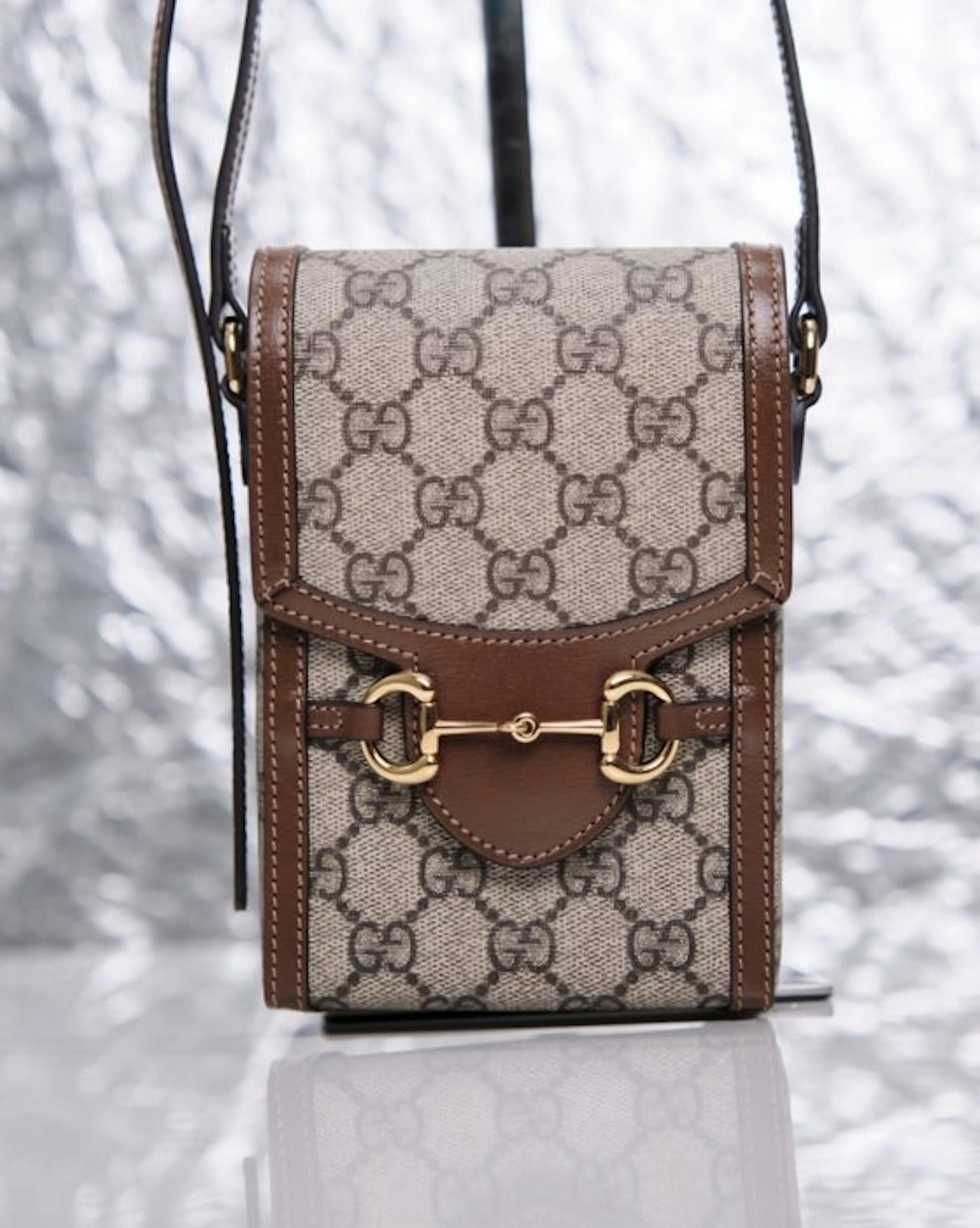 Gucci - Mini borsa Horsebit 1955 verticale NUOVA con tracolla - Crossbody bag