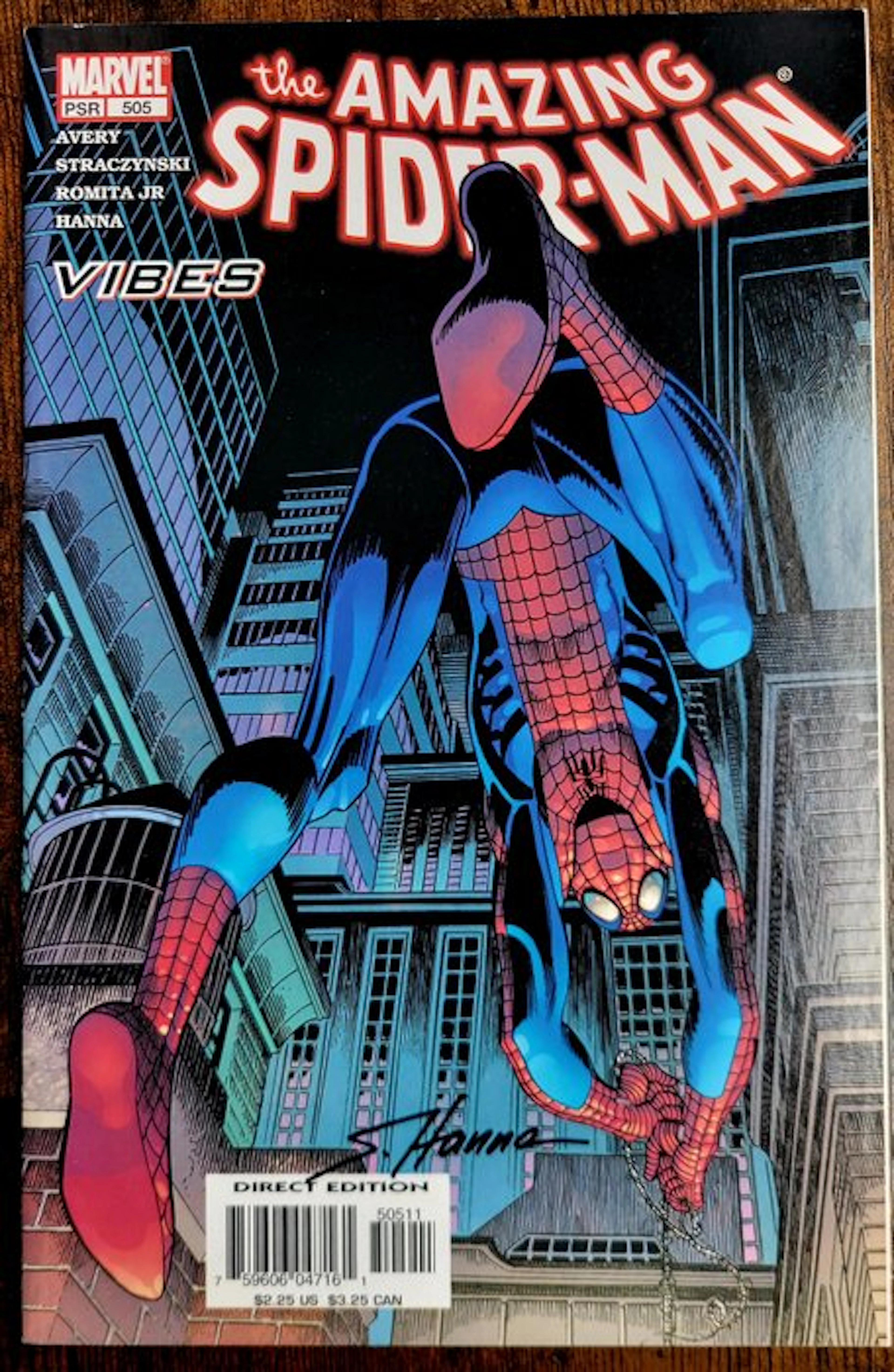 Amazing Spider-Man #505 - Signed by Scott Hanna + COA and...