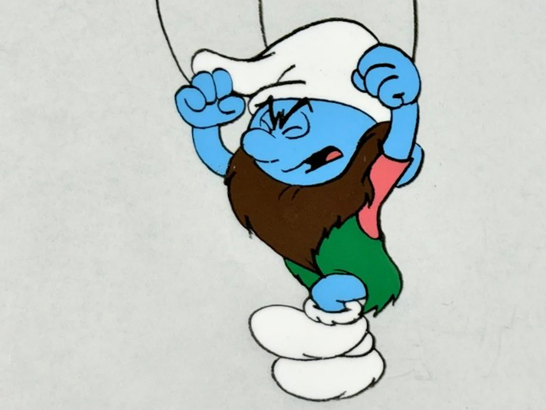 Hanna-Barbera - Original Animation cel - The Smurfs (1981)