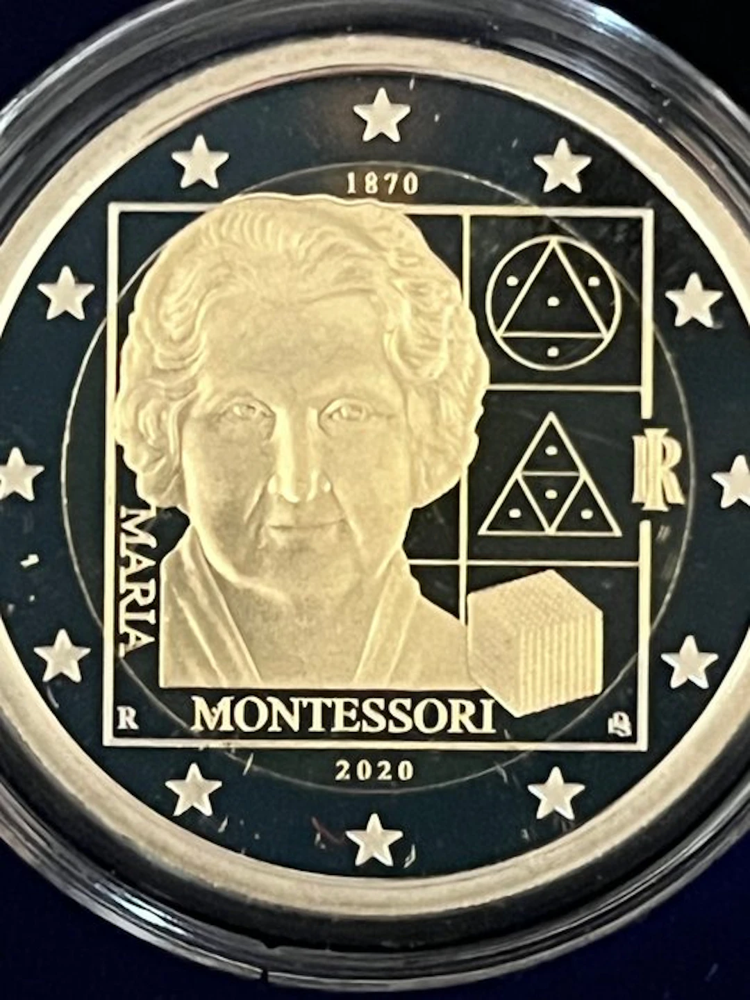 Italy. 2 Euro 2020 "Montessori" Proof (No reserve price)