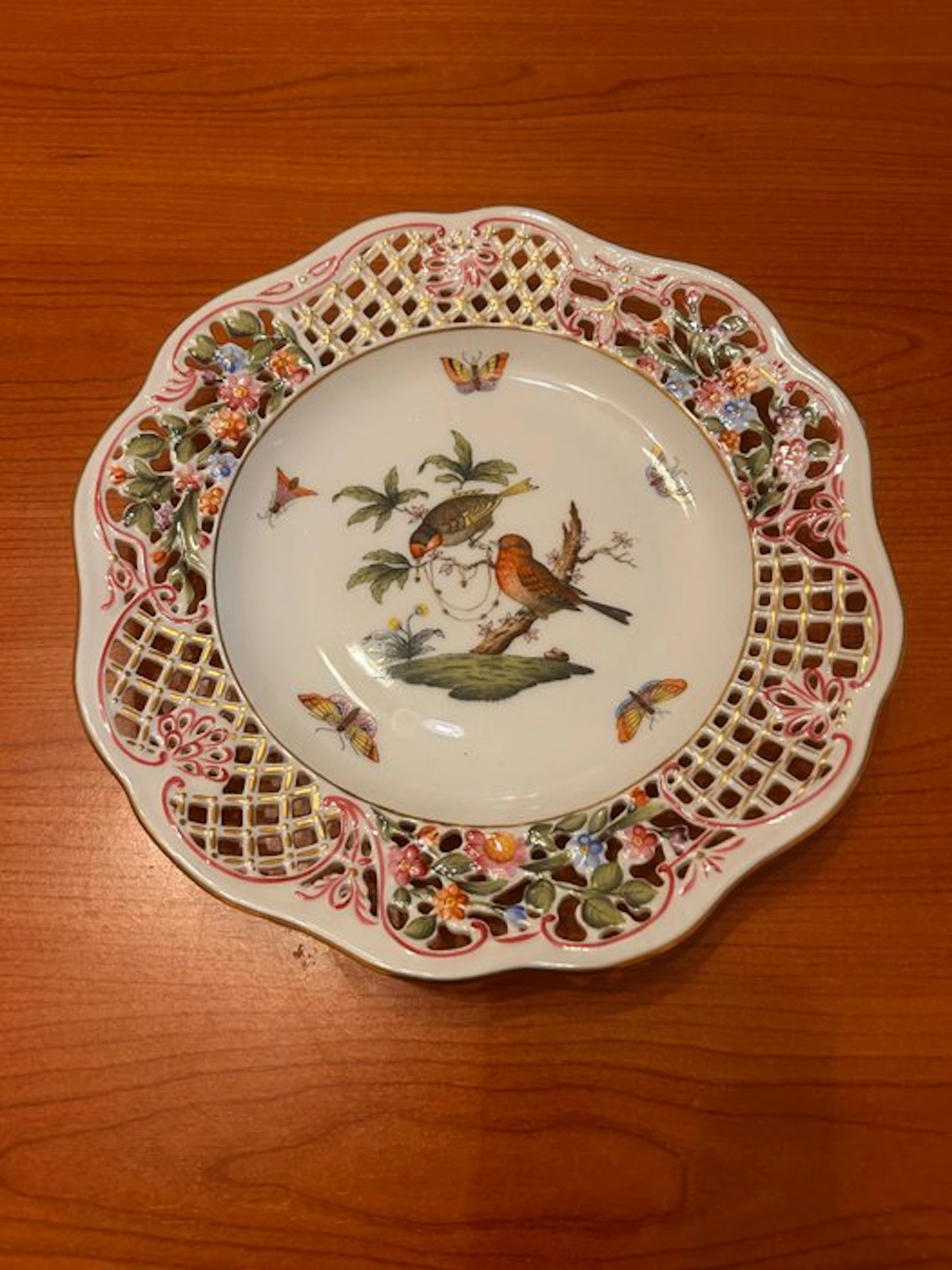 Decorative tray - Rothschild - Hungary - Rothschild Herend plate