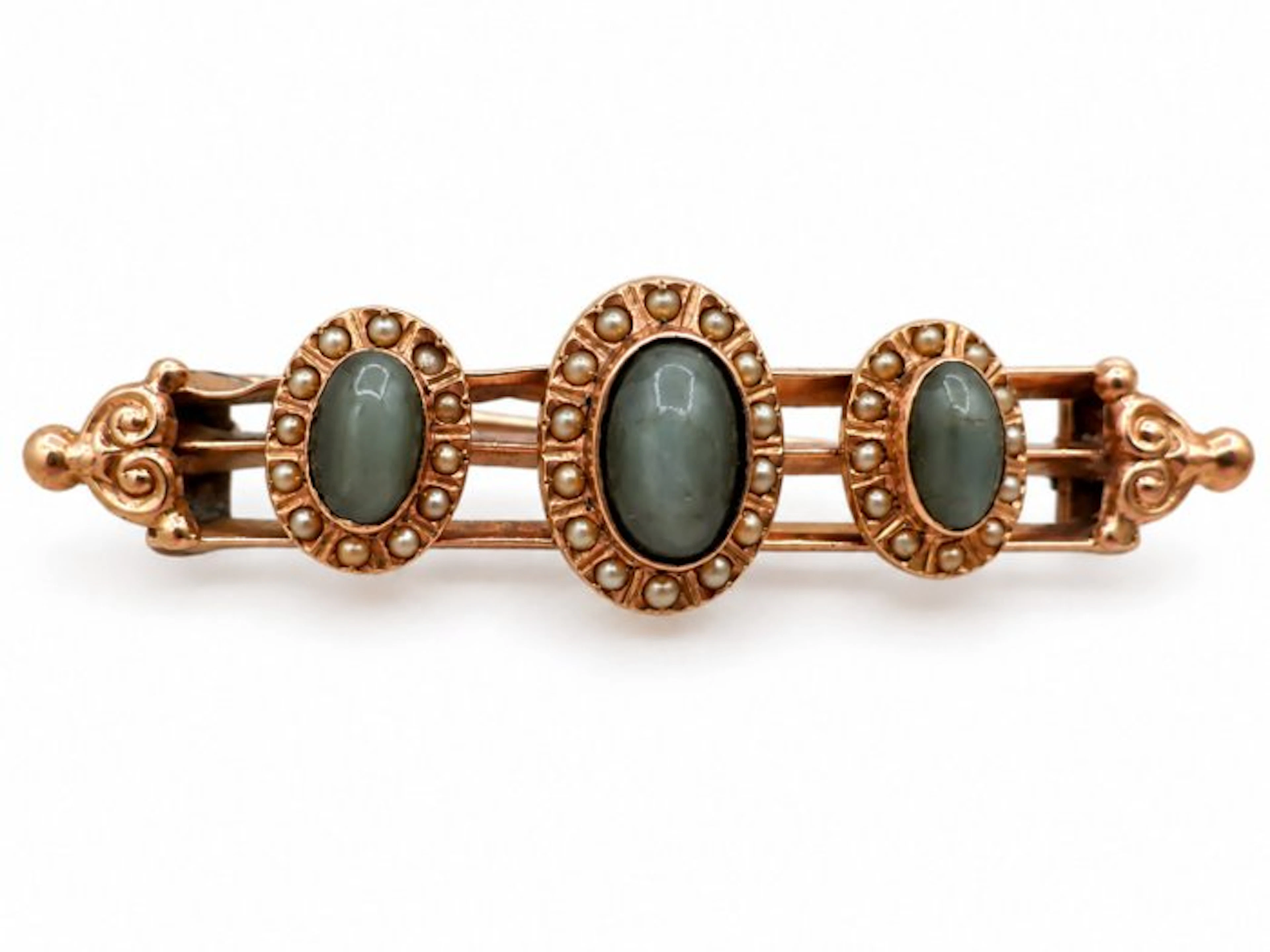 Brooch - 14 kt. Yellow gold