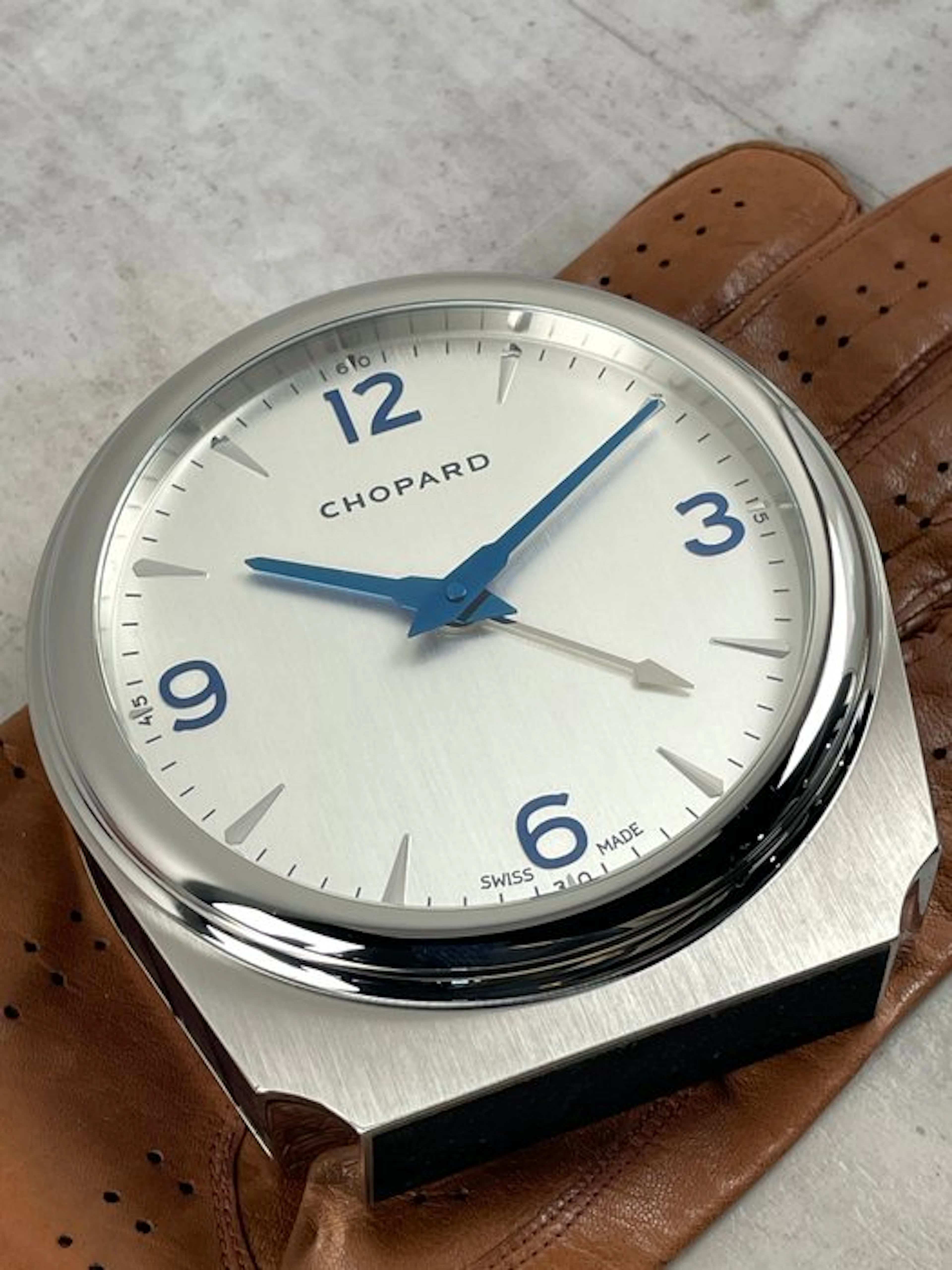 Table clock - Chopard - Contemporary Steel - 2010-2020 - Classic Alarm
