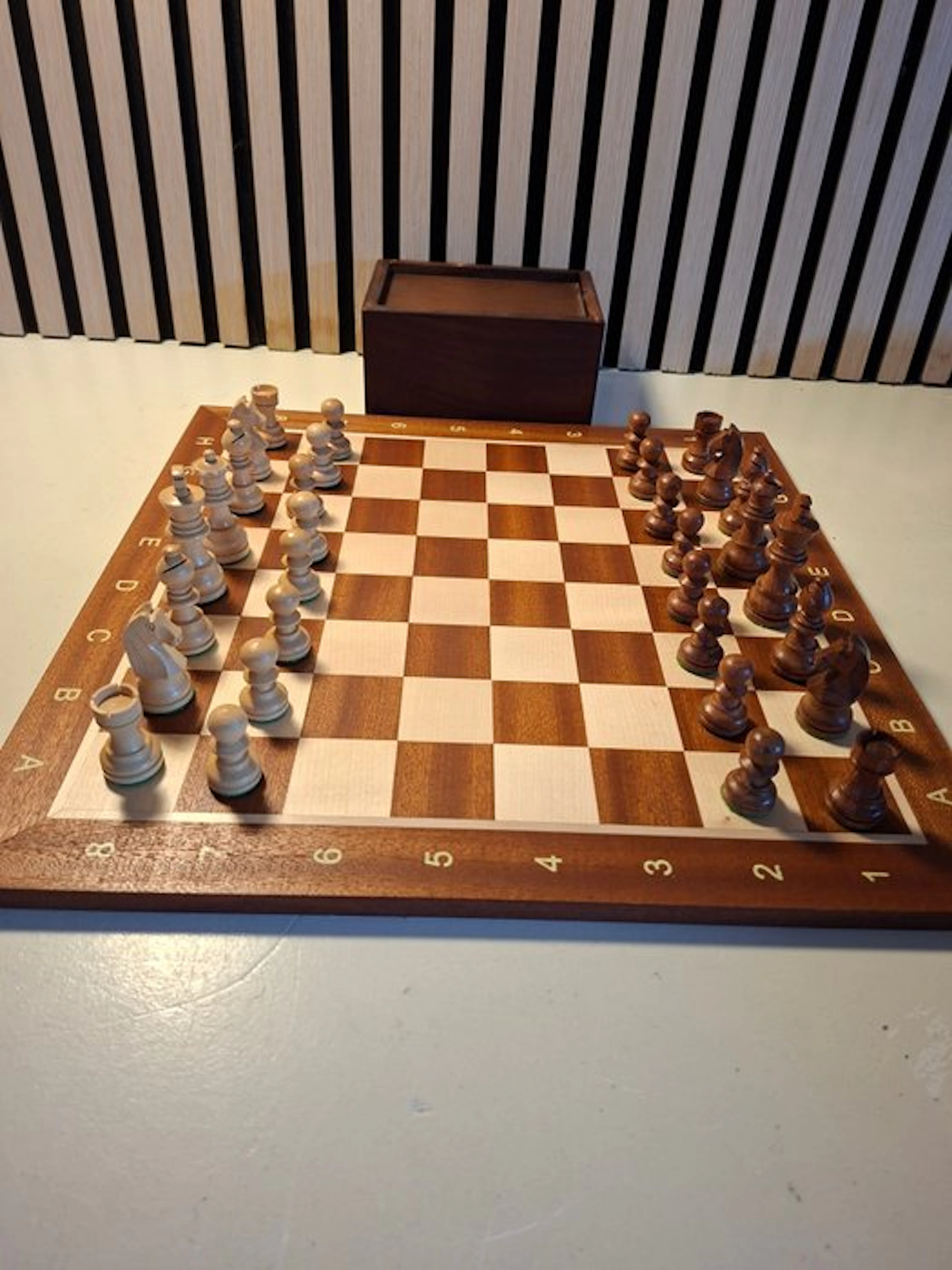 Chess set - Loodverzwaard Staunton schaakspel - Wood