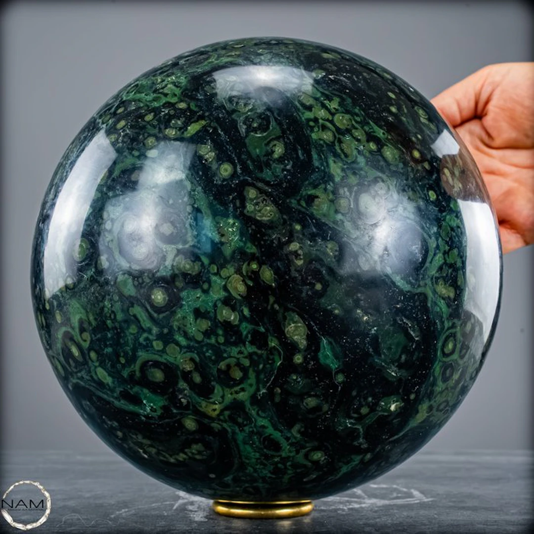 Unique Kambaba sphere – The Eye of Earth's History- 10437.18 g