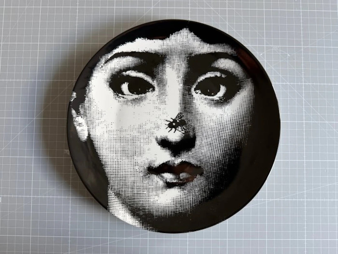 Fornasetti - Piero Fornasetti - Wall plate - Porcelain...