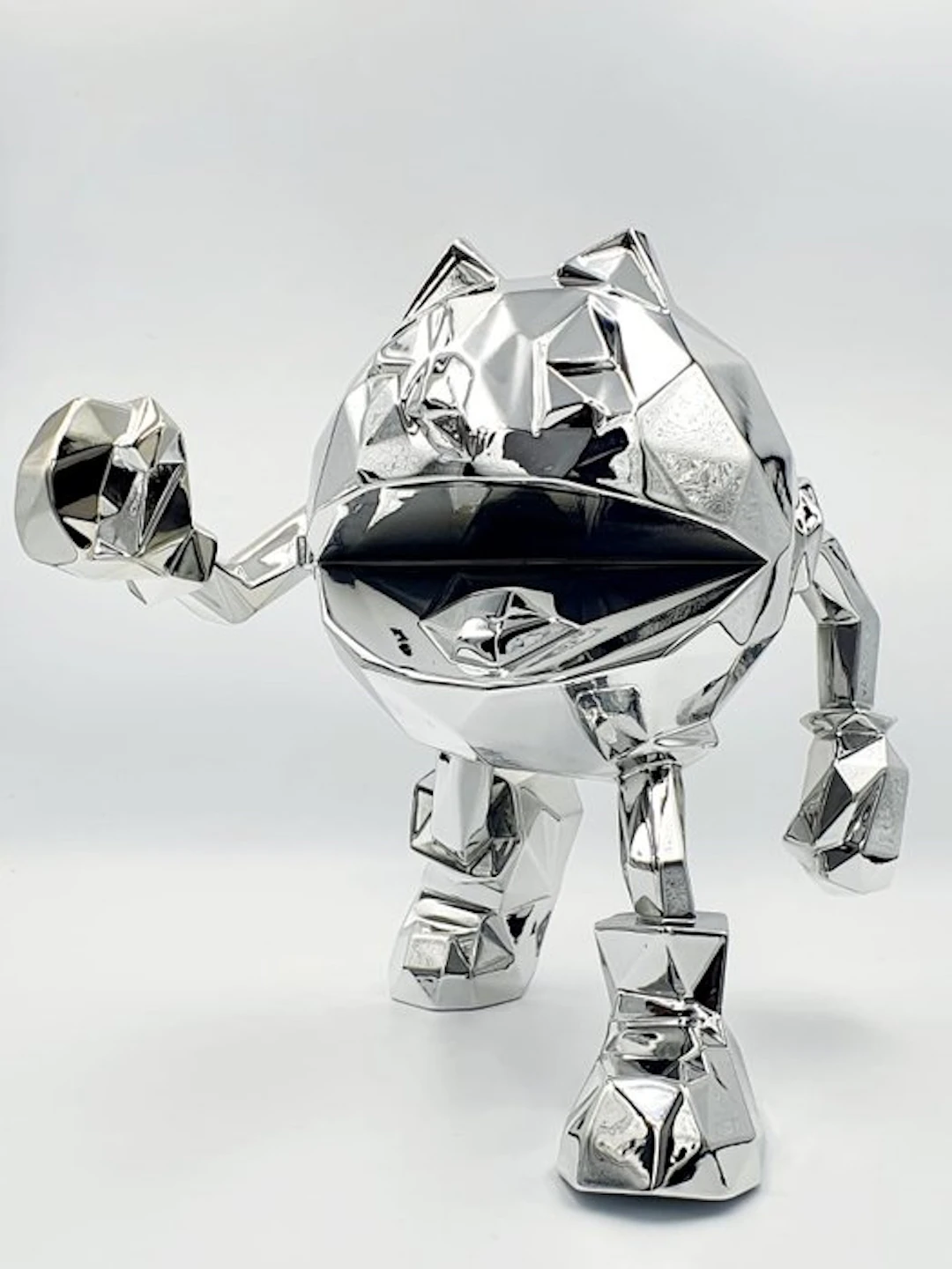 Richard Orlinski (1966) - Pac Man Chromed By Richard Orlinski