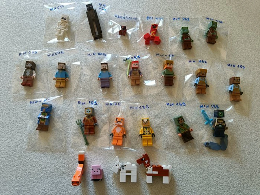 LEGO Minifigure - Minecraft - Minifigures e animali Minecraft