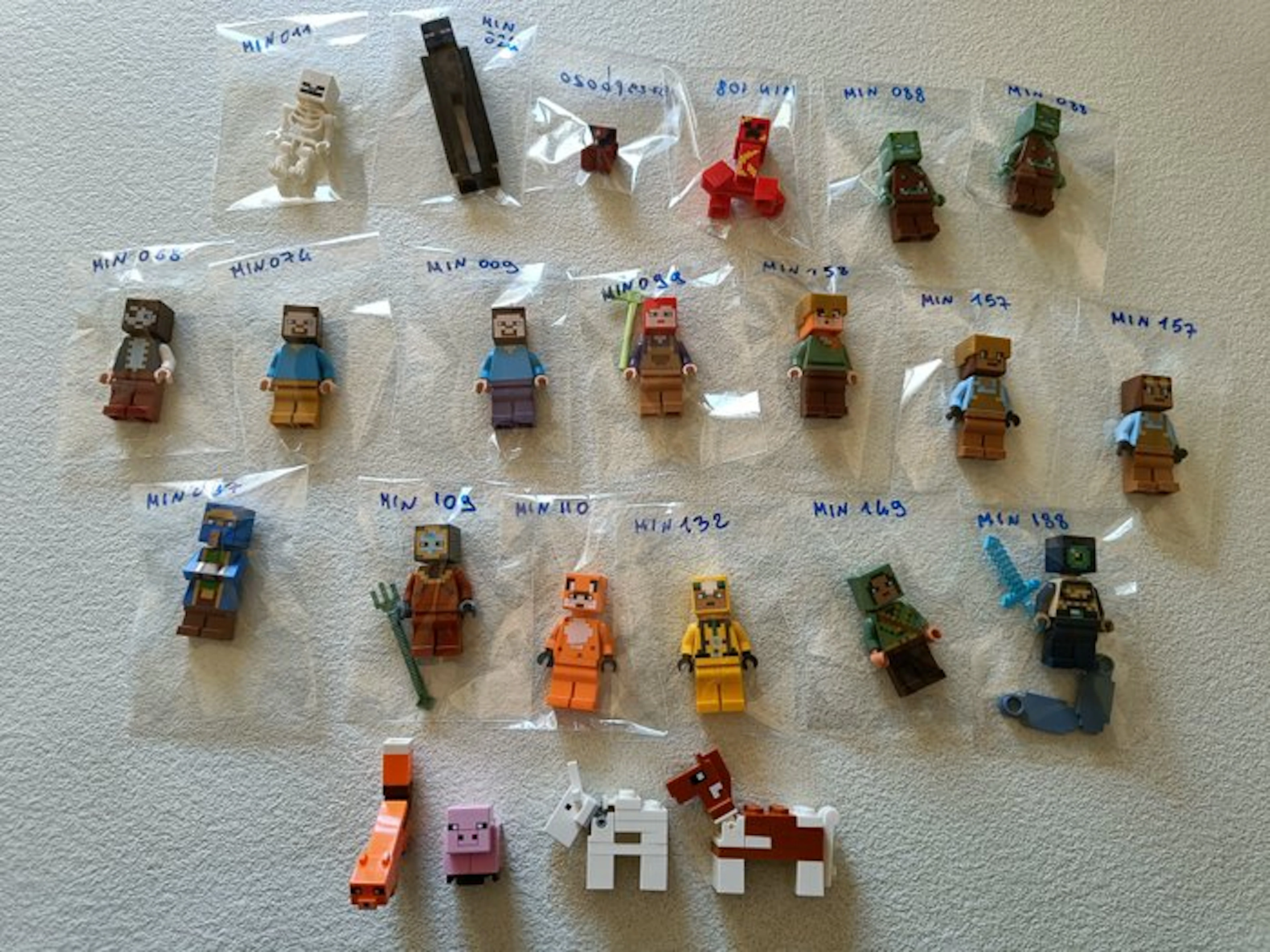 LEGO Minifigure - Minecraft - Minifigures e animali Minecraft