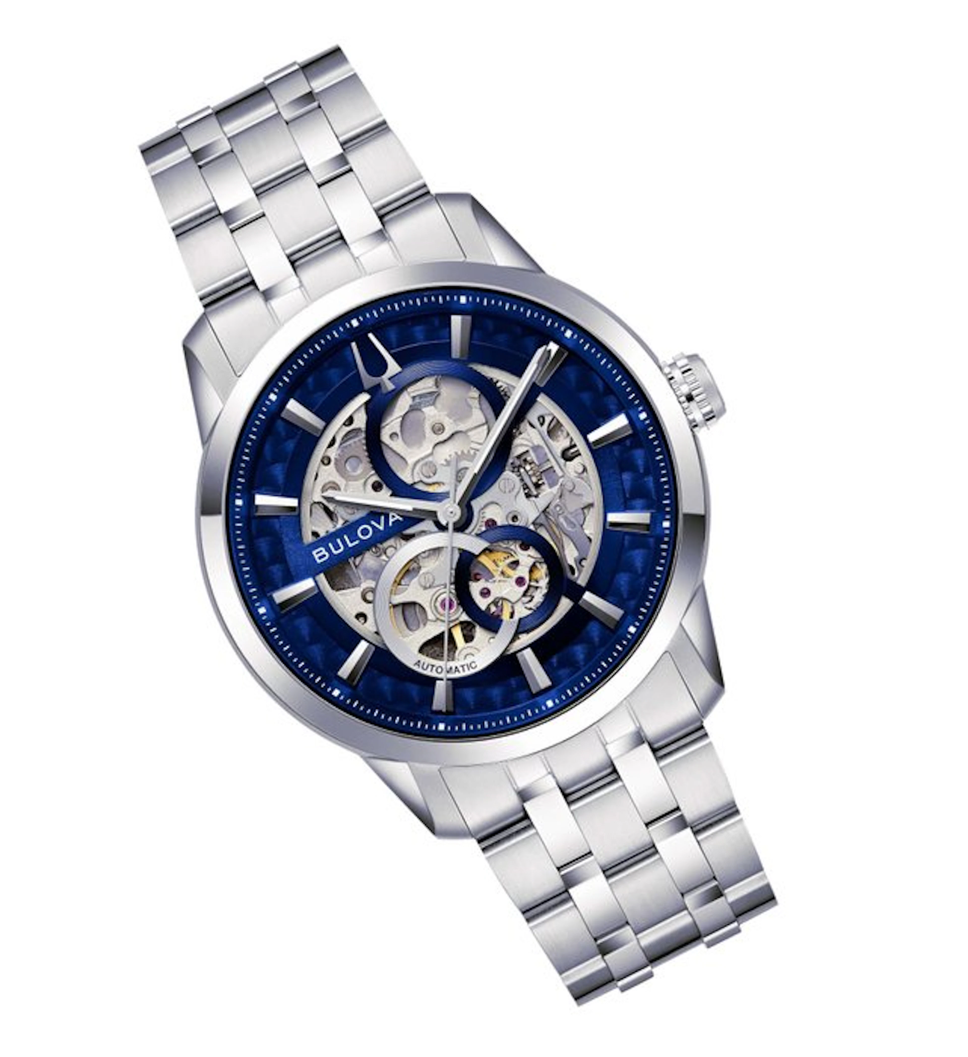 Bulova - Collezione Surveyor Automatic Skeleton Blue...