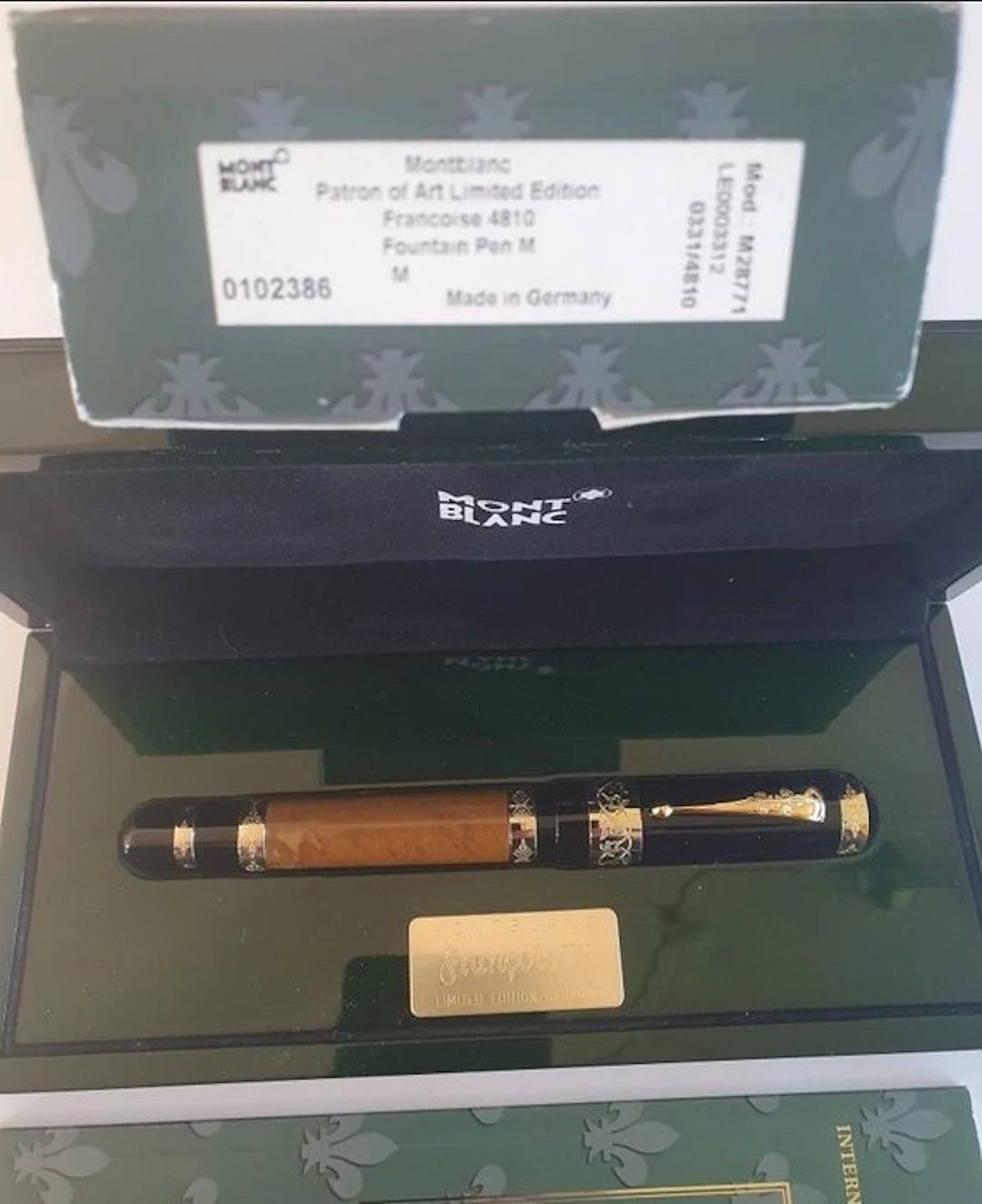 Montblanc - Edicion patrones del arte, FRANCOIS I - Fountain pen