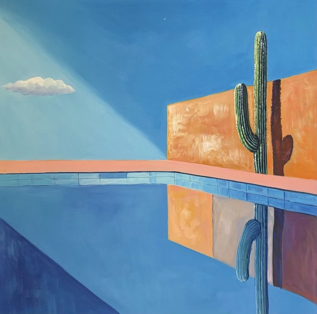 Alexy Berthelot - solitary cactus pool 10M