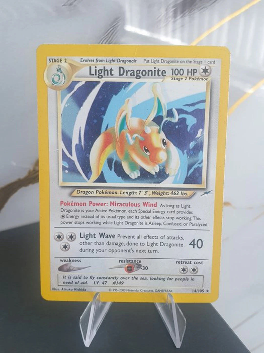 Pokémon - 1 Card - Dragonite 14/105 Foil, Holo - WOTC - Neo Destiny