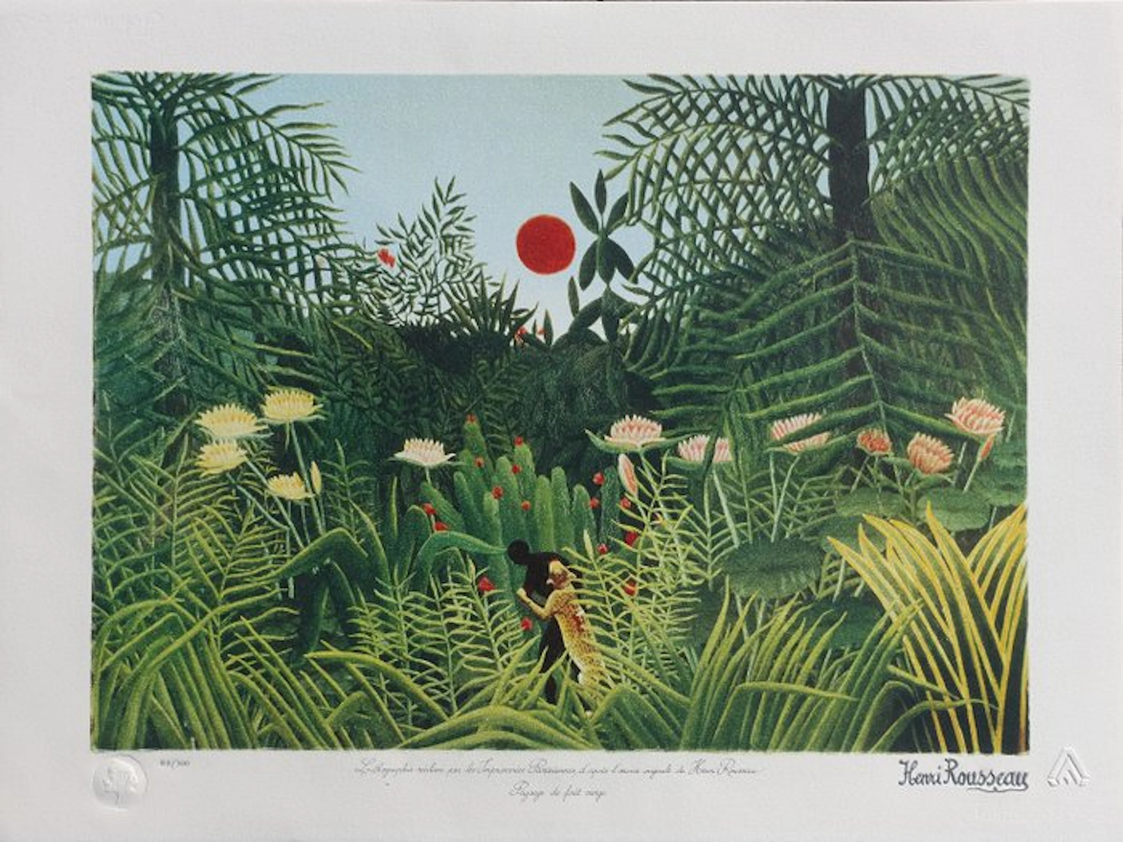 Henri Rousseau, dit Le Douanier Rousseau (1844-1910) - Paysage de forêt vierge