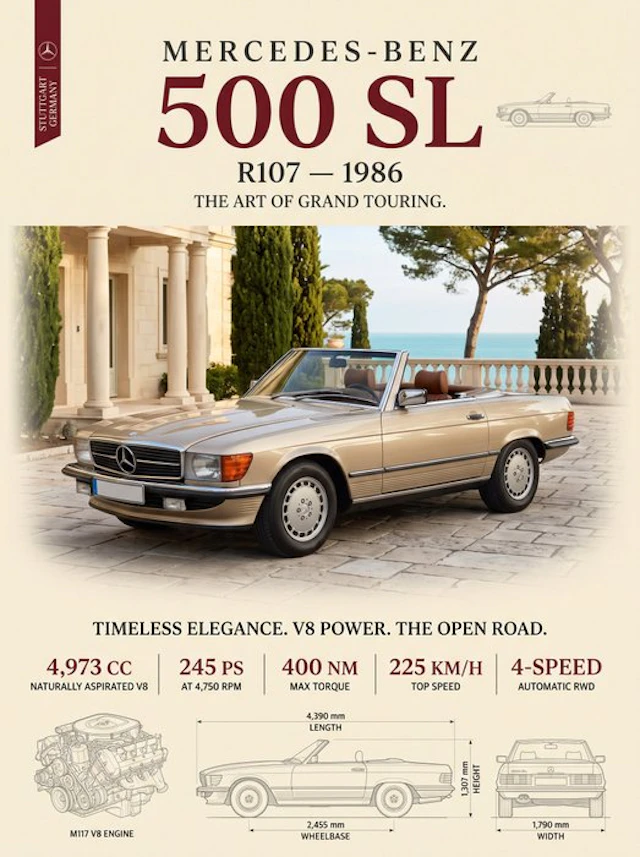 Shmidt.Art - Mercedes-Benz - Mercedes-Benz 500 SL - 1980s