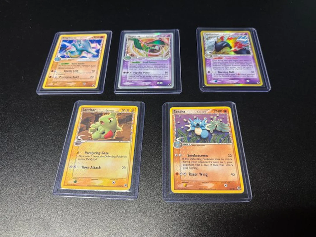 Pokémon - 5 Card 92/101 Flygon ex δ - 94/101 Kingdra ex δ...